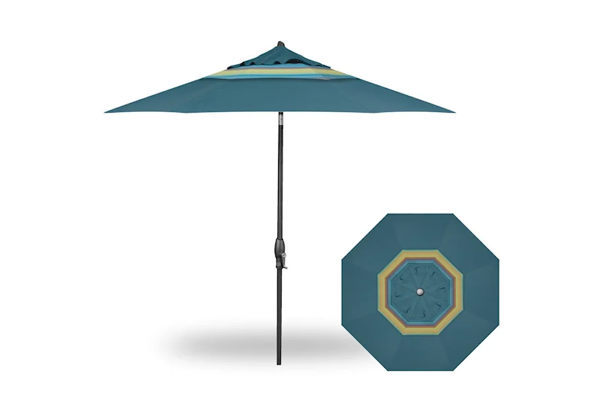Market Umbrellas 9' Auto Tilt Market Umbrella by Treasure Garden at Esprit Decor Home Furnishings